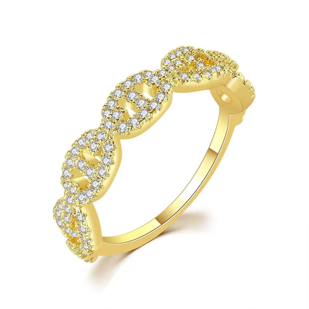 Hip Hop Link Ring for Women