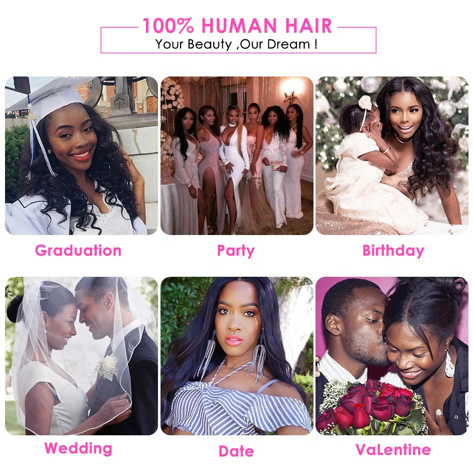 Front Human Hair Wig