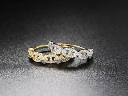 Hip Hop Link Ring for Women