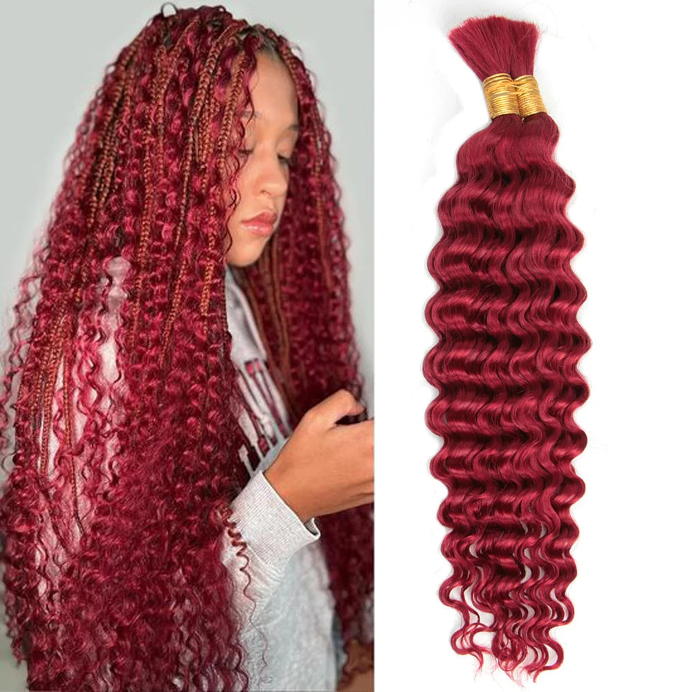Deep Wave Bulk Human Hair