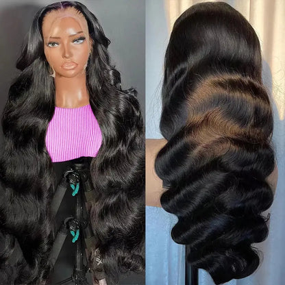 46 Inch Body Wave Human Hair Wigs
