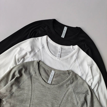 , Sports Tops, Round Neck,,