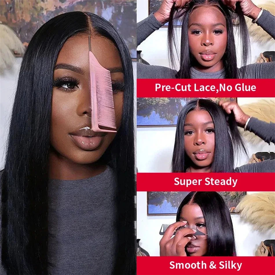 Bone Straight 13x4 13x6 Lace Frontal Wigs