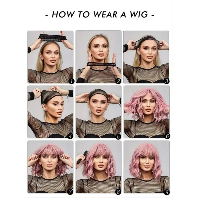 Banquet Woman Fashion Long Straight Hair