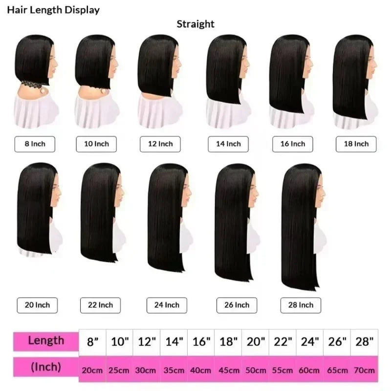 Banquet Woman Fashion Long Straight Hair