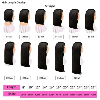 Banquet Woman Fashion Long Straight Hair