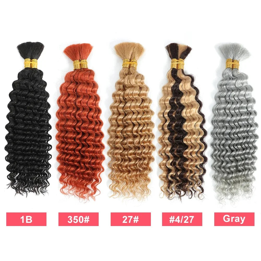 Deep Wave Bulk Human Hair