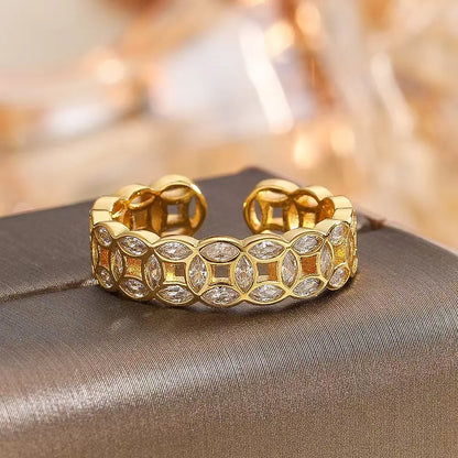A coin ring for women
