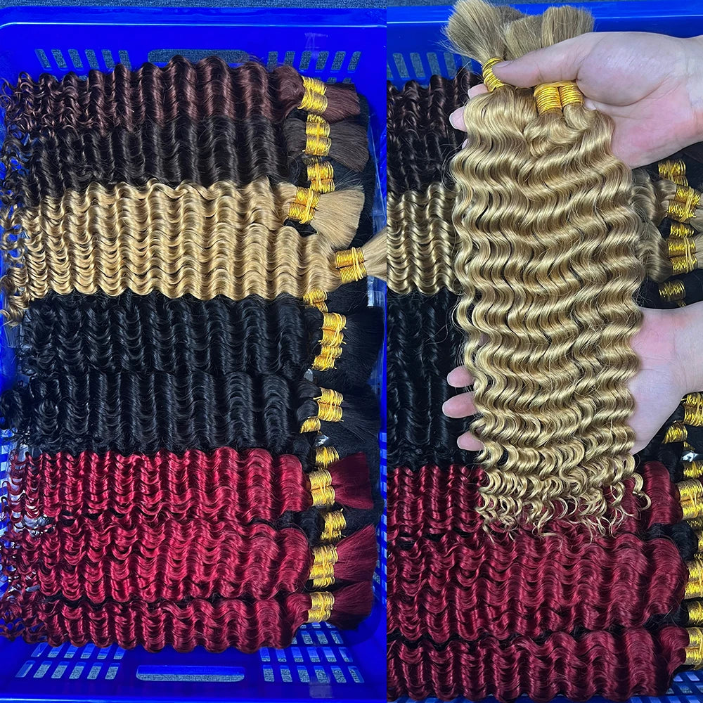 Deep Wave Bulk Human Hair