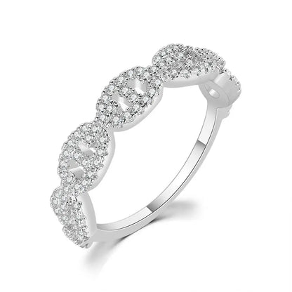 Hip Hop Link Ring for Women