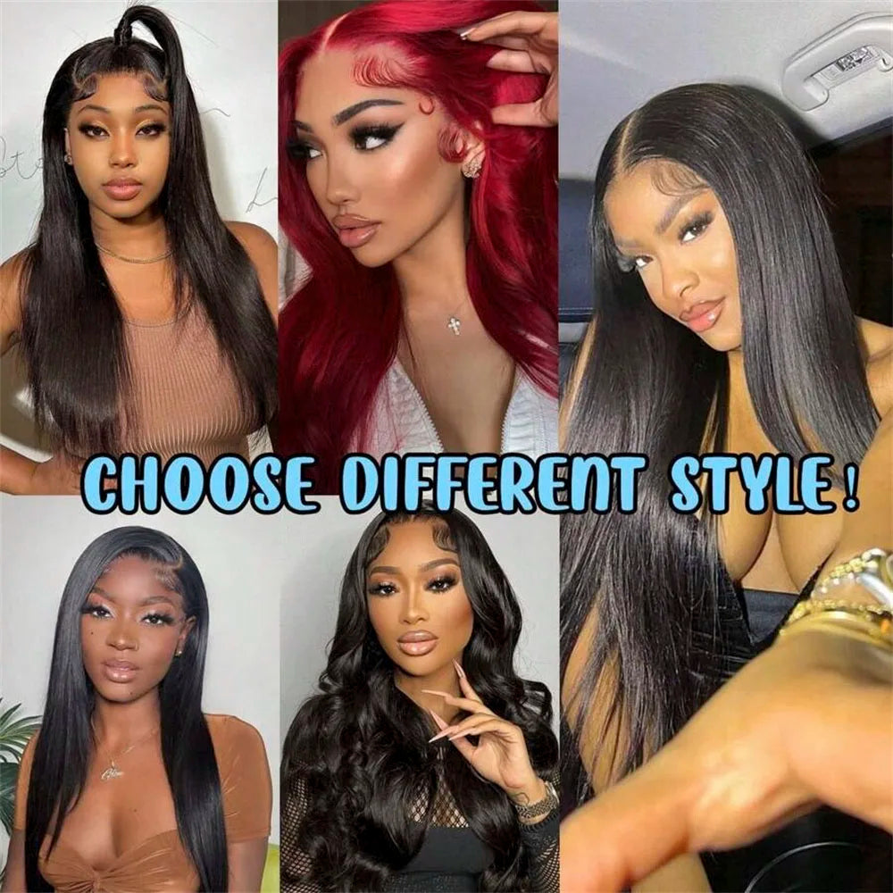 Bone Straight 13x4 Lace Front Wigs
