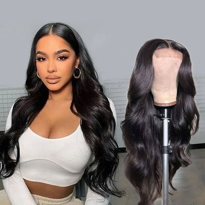 Black Synthetic Wig Hair