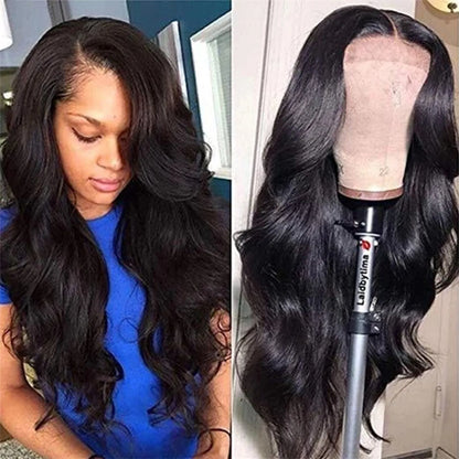 Black Synthetic Wig Hair