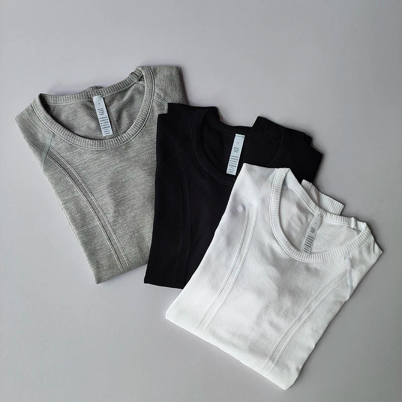 , Sports Tops, Round Neck,,