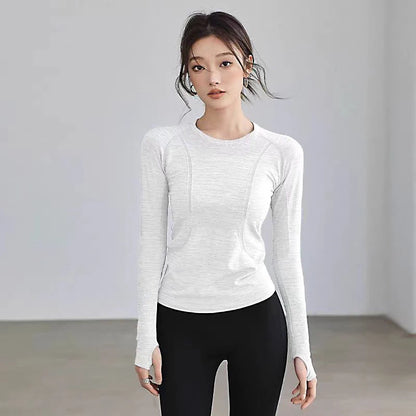 , Sports Tops, Round Neck,,
