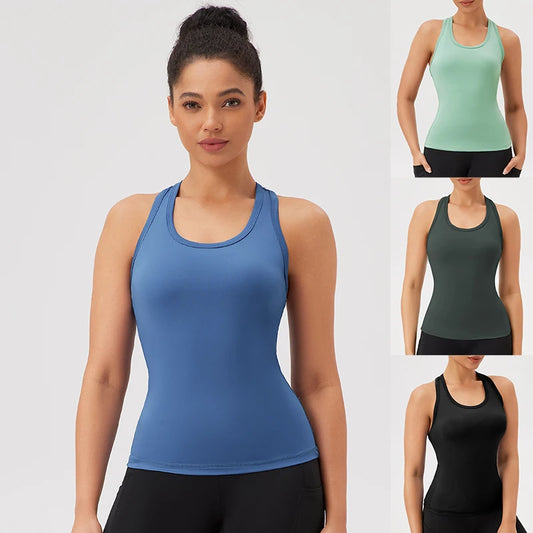 Yoga Vest Women Gym ]