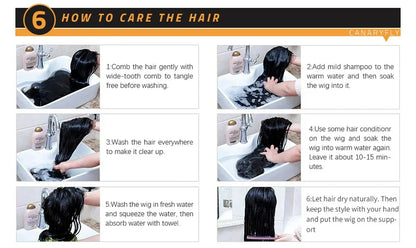 46 Inch Body Wave Human Hair Wigs