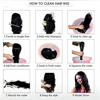 Brazilian Bone Straight Human Hair Wigs