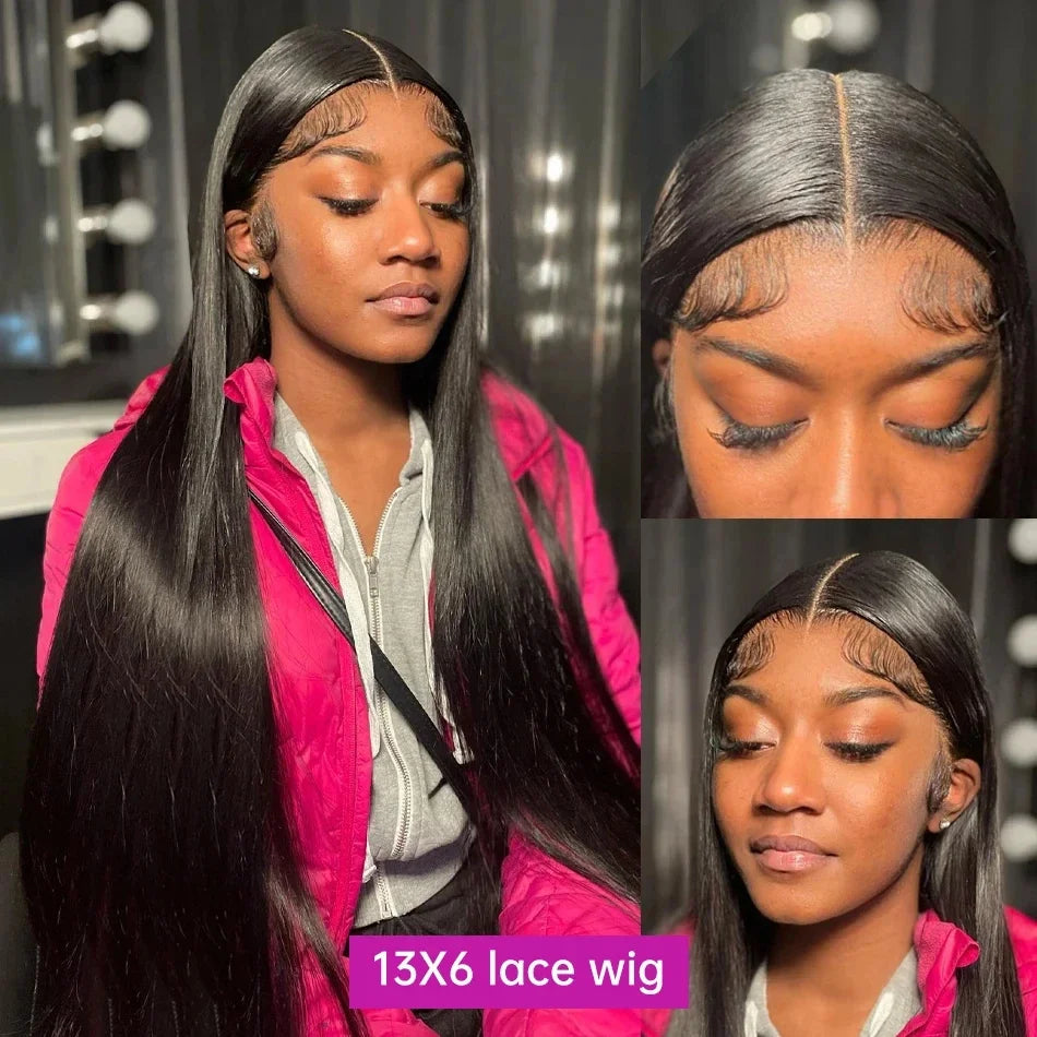 Bone Straight 13x4 13x6 Lace Frontal Wigs