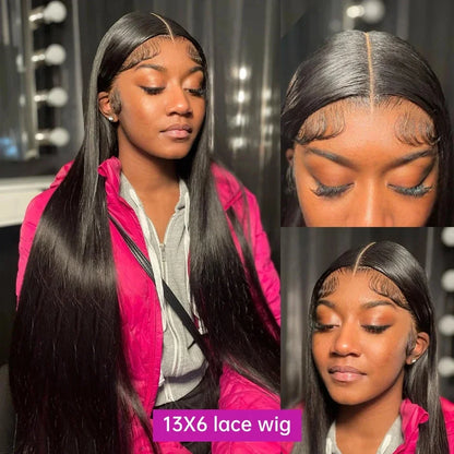 Bone Straight 13x4 13x6 Lace Frontal Wigs