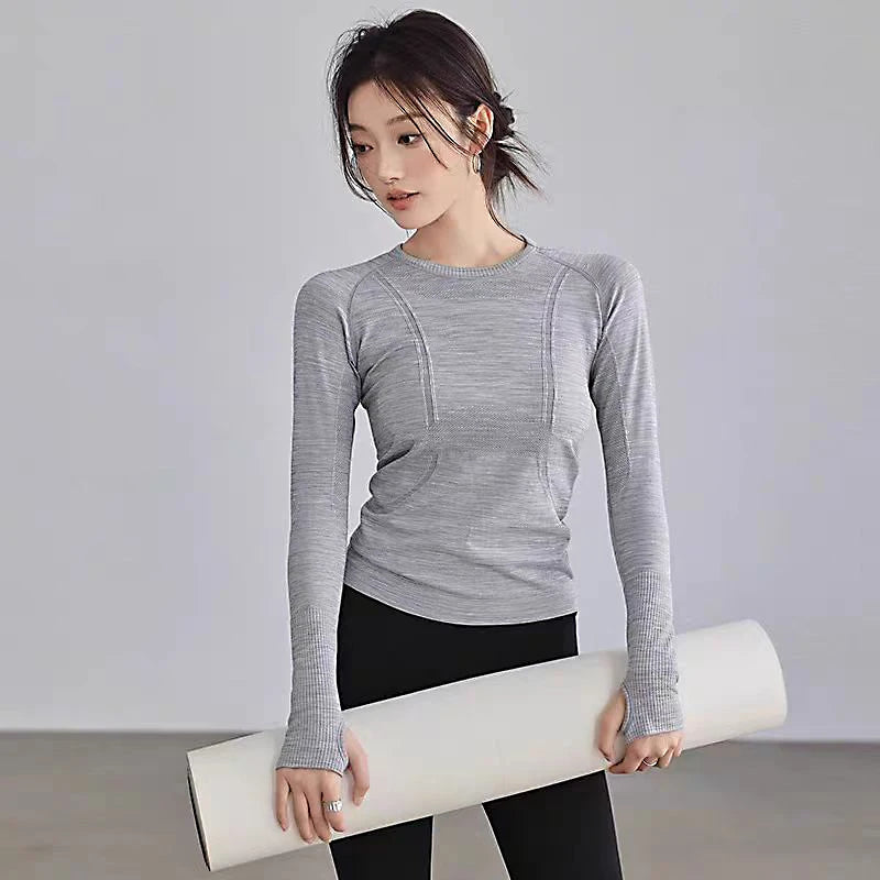 , Sports Tops, Round Neck,,