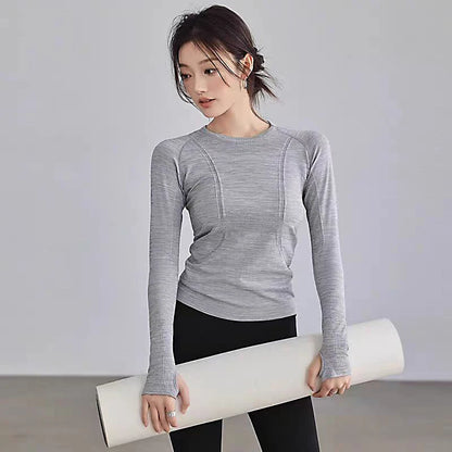 , Sports Tops, Round Neck,,