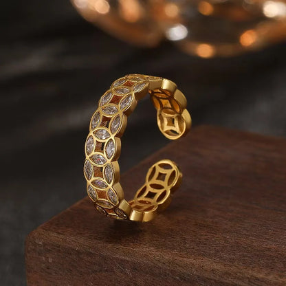 A coin ring for women