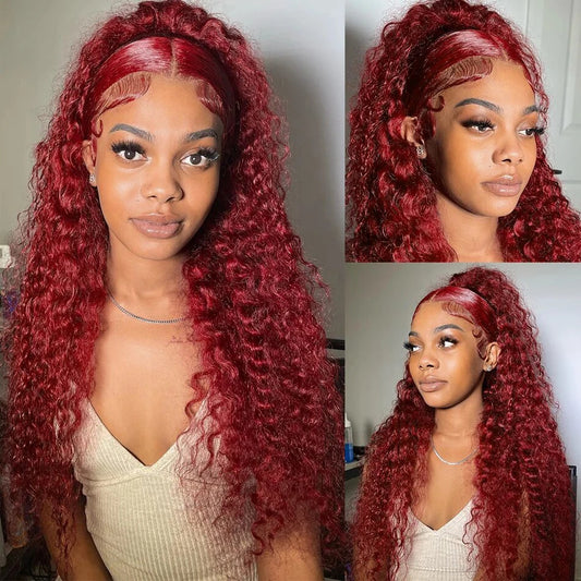 Burgundy Lace Front Wig
