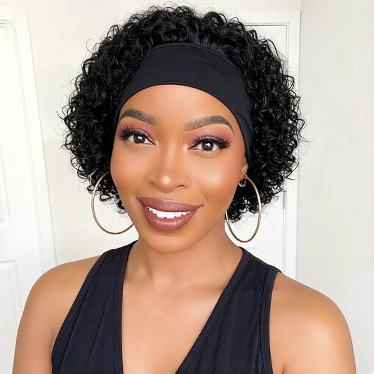 Short Curly Human Hair