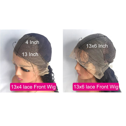 46 Inch Body Wave Human Hair Wigs