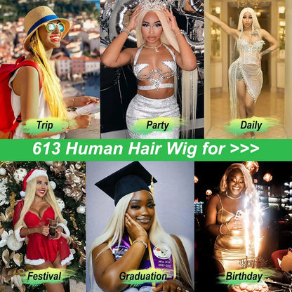 Straight Lace Front Wig Human Hair