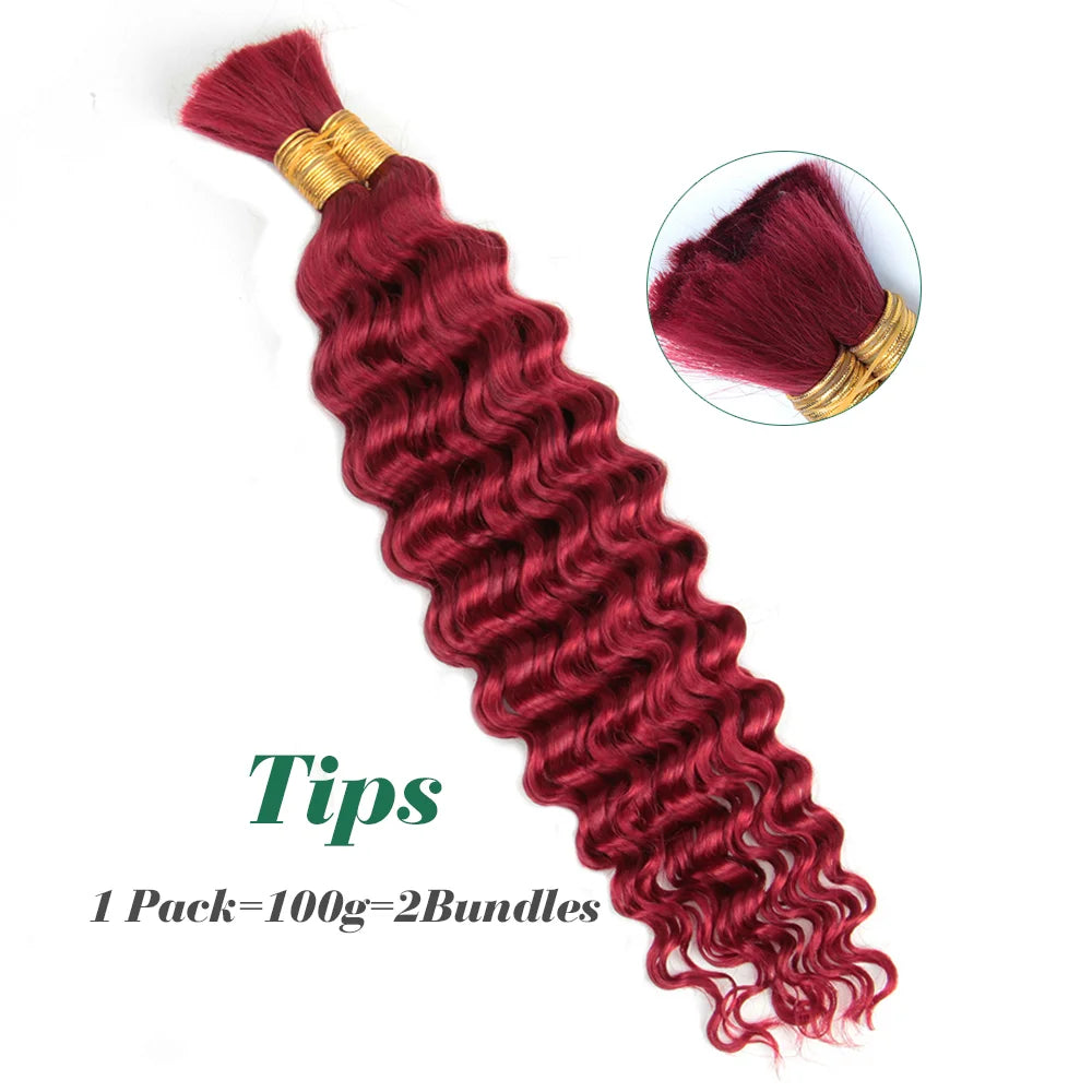 Deep Wave Bulk Human Hair