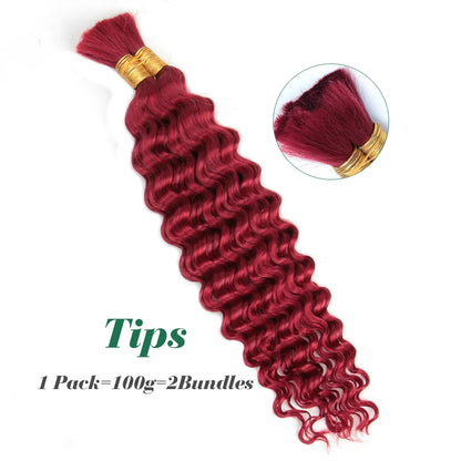 Deep Wave Bulk Human Hair