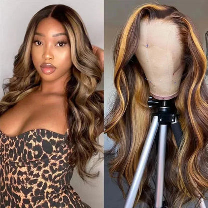 Highlight Wig Human Hair Body Wave