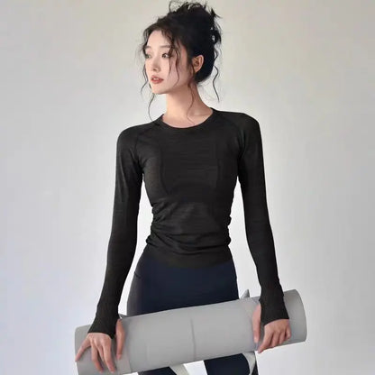 , Sports Tops, Round Neck,,