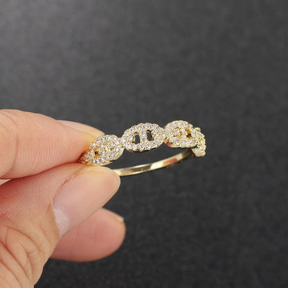 Hip Hop Link Ring for Women