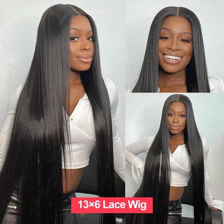 Bone Straight 13x4 13x6 Lace Frontal Wigs