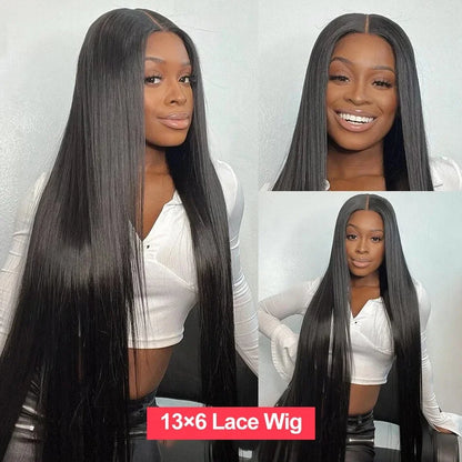 Bone Straight 13x4 13x6 Lace Frontal Wigs