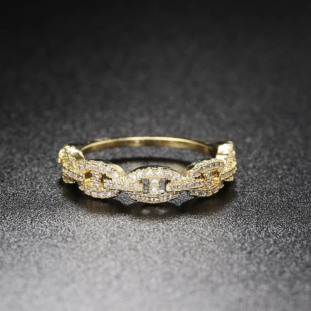 Hip Hop Link Ring for Women