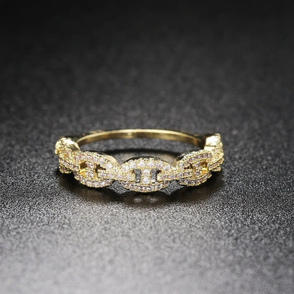 Hip Hop Link Ring for Women