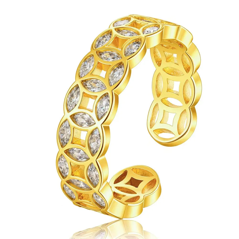 A coin ring for women