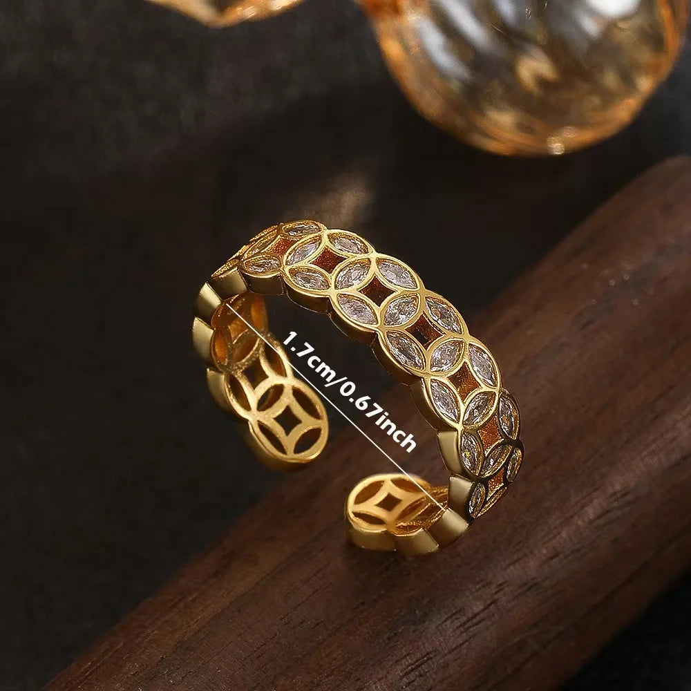A coin ring for women
