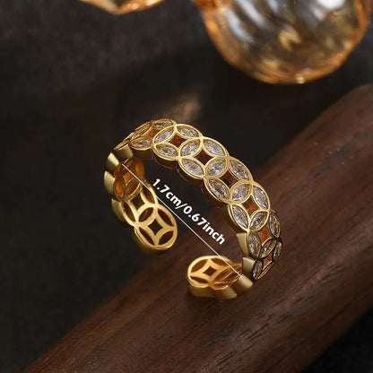A coin ring for women