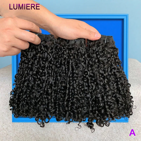 Mongolian Pixie Curly Human Hair