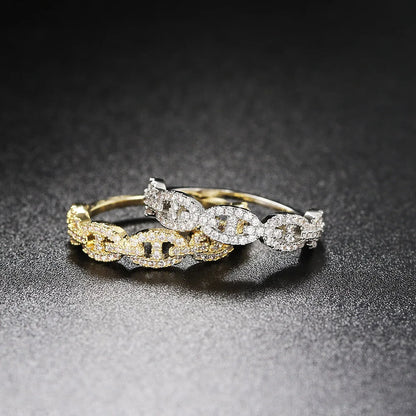 Hip Hop Link Ring for Women