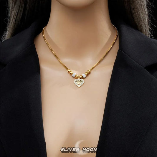 Zircon Love Pendant, Elegant Jewelry