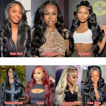 46 Inch Body Wave Human Hair Wigs