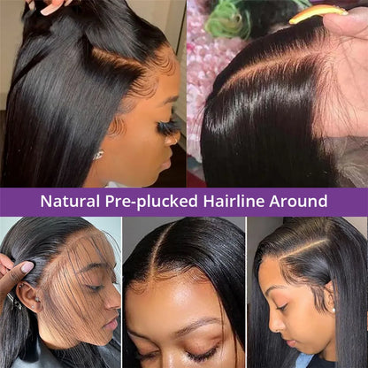 Brazilian Bone Straight Human Hair Wigs