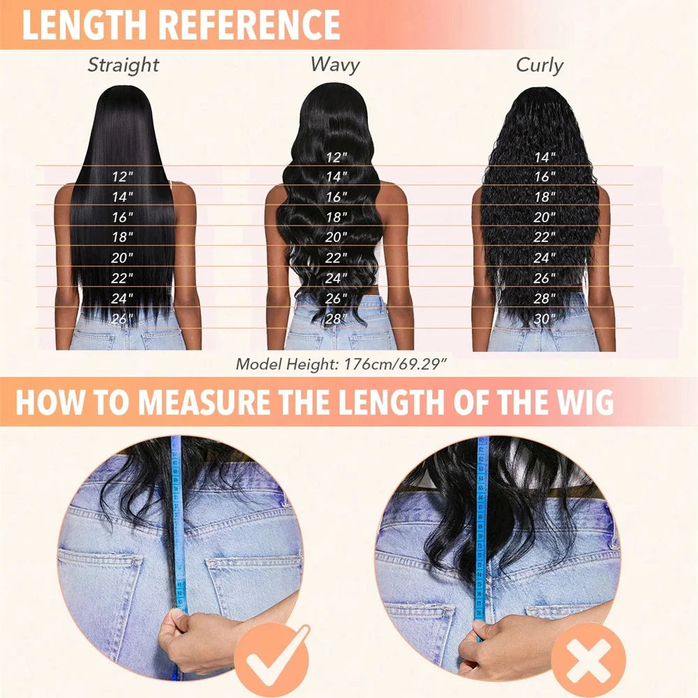 Bone Straight 13x4 Lace Front Wigs